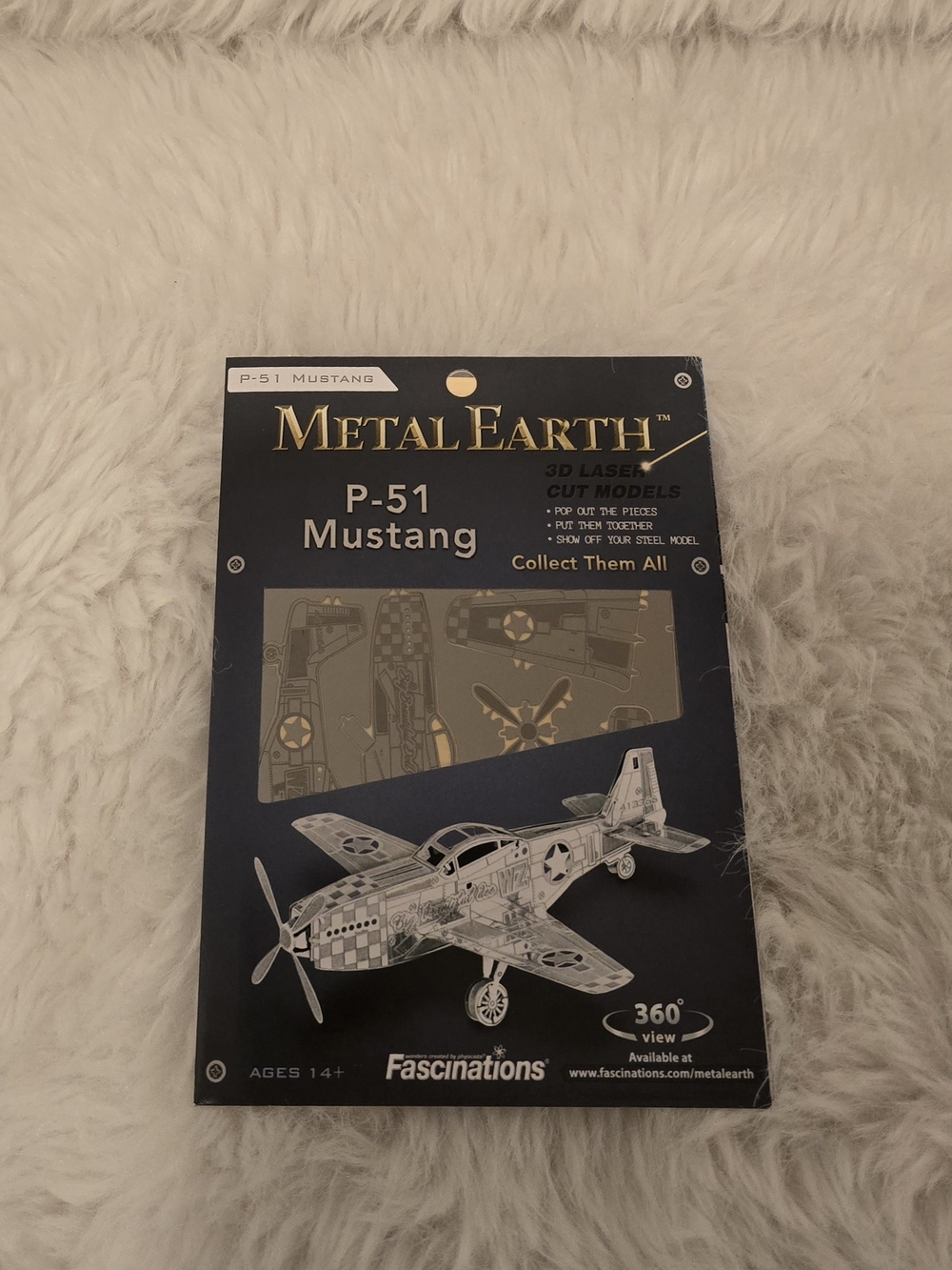 Metal Earth 3D Laser Cut Models Kit Bundle - Silver Aircraft & Shuttle - Picture 4 of 8